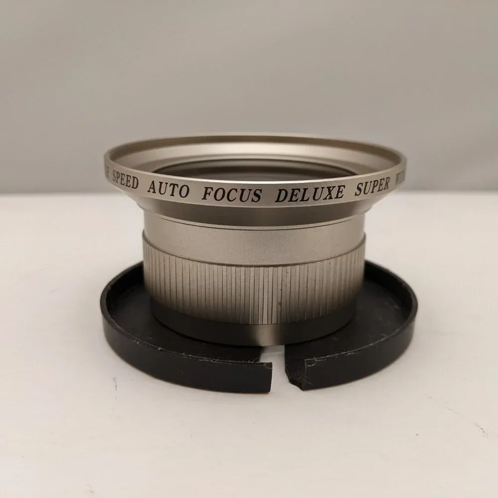 Crystal Vision 0.42X Pro Hi Speed AF Super Wide Angle Lens w Adapter Ring & Fltr